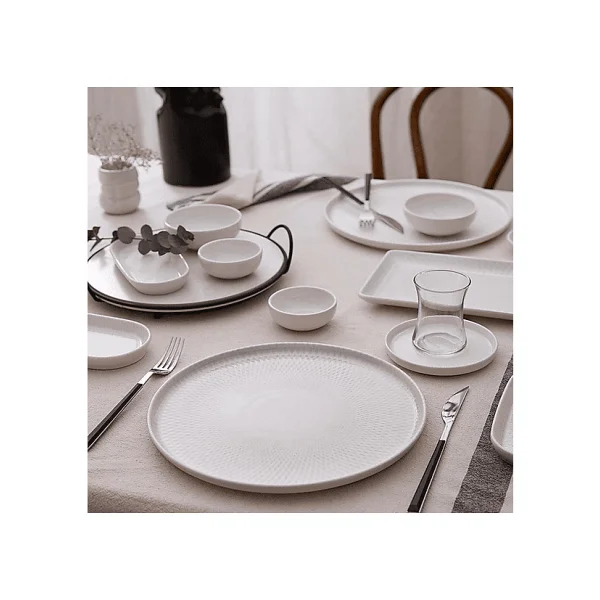 Kütahya Porselen 890671 Bone Nordic İris 28 Parça 6 Kişilik Kahvaltı Takımı - Görsel 5