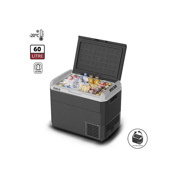Iceco Mcd60d 12/24 V 60 Lt Kompresörlü Araç Buzdolabı - Görsel 8
