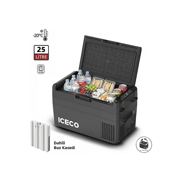 Iceco Mcd25b 12/24 V 25 Lt Kompresörlü Araç Buzdolabı - Görsel 3