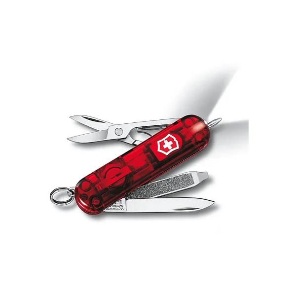 Victorinox Signature Lite 0.6226.T Şeffaf Kırmızı 7 Fonksiyonlu Çok Amaçlı Çakı - Görsel 4