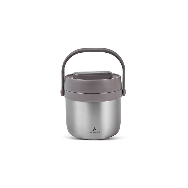 Aryıldız Bento Steel 1400 Ml Yuvarlak Lunch Box - Görsel 3