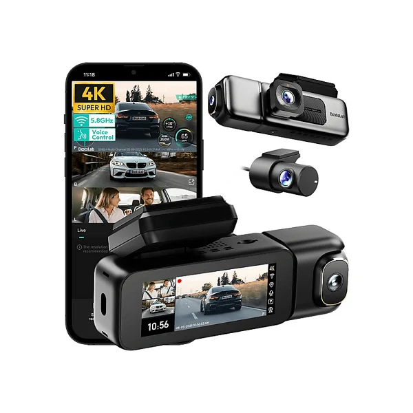 Botslab 360+ G980h Pro 4K 3 Kameralı Araç Kamerası Seti - Görsel 3