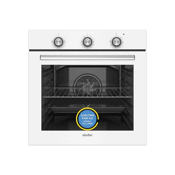 Simfer Diamond Sb8202 Beyaz Ankastre Fırın - Görsel 3