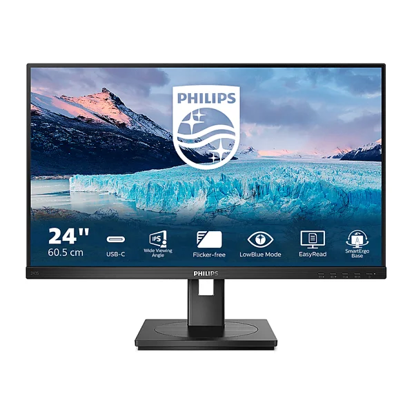 Philips 243s1/00 23.8" 4 Ms Full HD Pivot Ips 75 Hz Monitör - Görsel 4