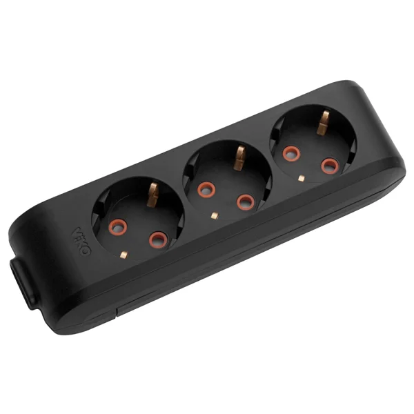 Viko Multi-Let 90133300 Topraklı Kablosuz Siyah 3'lü Priz - Görsel 6