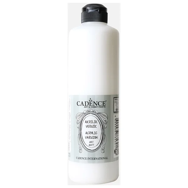 Cadence Su Bazlı Akrilik Vernik Yarı Mat 500 Ml