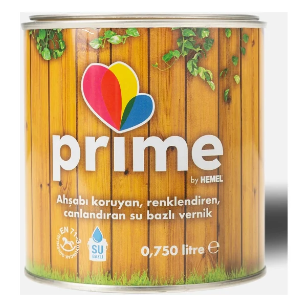 Hemel Prime 0.75 Lt Su Bazlı Ahşap Vernik - Görsel 5