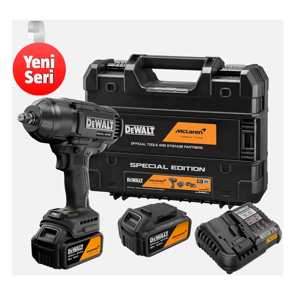 Dewalt Dcf99mp2t-Qw Mclaren 1/2" Somun Sıkma + 2x5ah Akü Set - Görsel 2