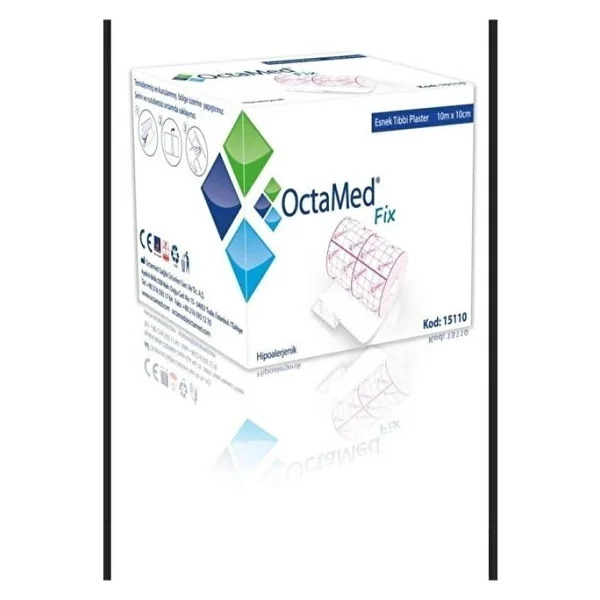 Octamed Fix Esnek 10m X 10cm Tıbbi Plaster - Görsel 3