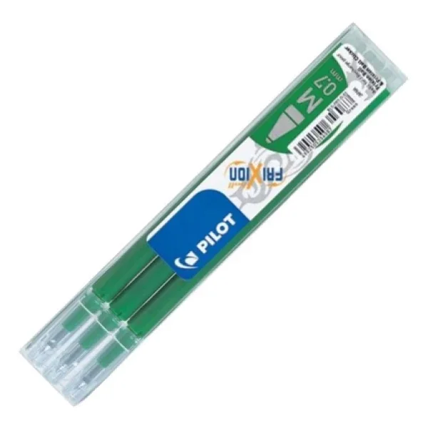 Pilot Frixion Kalemlere Uyumlu Yeşil Refil Uçan Kalem (0,7 Mm - 3 Lü Paket) - Görsel 4
