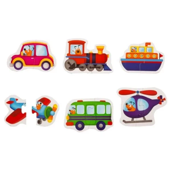 Eolo Baby Taşıtlar Puzzle - Görsel 6