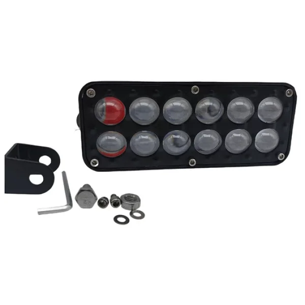 Kırmızı-Mavi-Beyaz -Sarı Çakarlı / Beyaz Sarı Çakarlı/ Space Offroad Sis Lambası Lass382 - Görsel 3