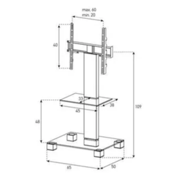 Sonorous Pl-2515 32- 55 İnç Televizyon Askı Aparatı - Görsel 2