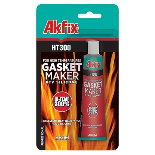 Akfix Ht-300 50 Ml Kırmızı Silikon - Görsel 6