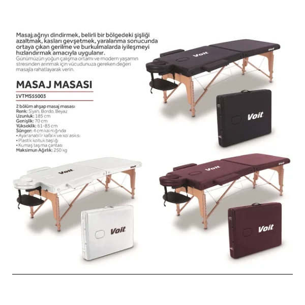 Voit 55003 Katlanabilir Masaj Masası - Görsel 4