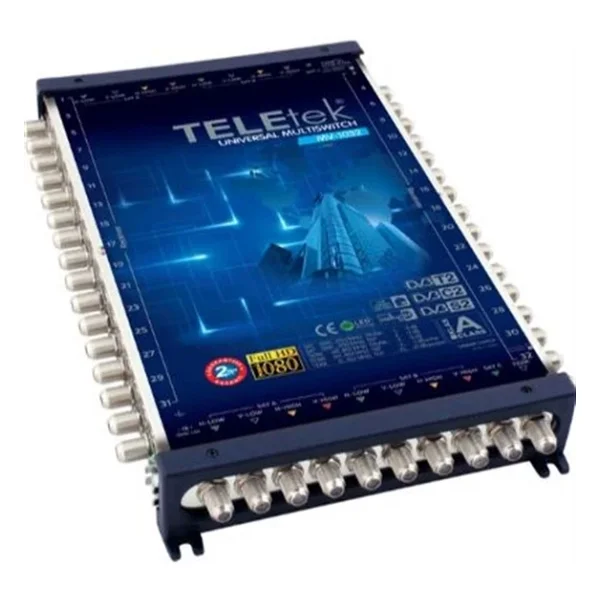 Teletek 32 Çıkışlı Üniversal Multi Switch Hybrid Uydu Santrali Sonlu & Kaskatlı Kullanılabilir - Görsel 3