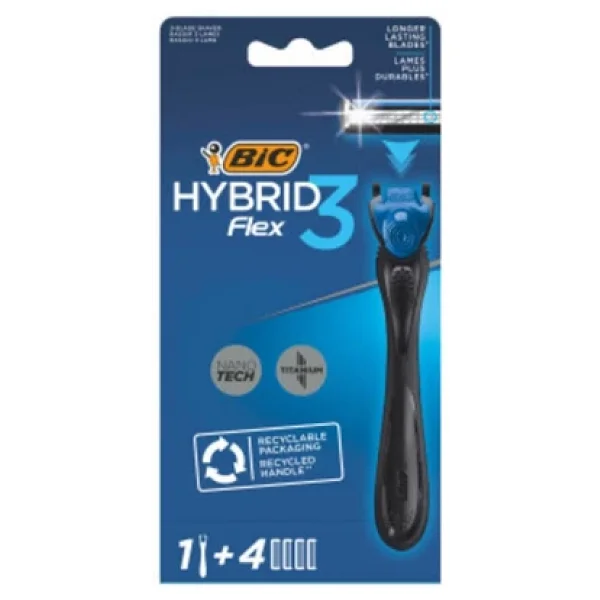 Bic Hybrid 3 Flex 4 Başlıklı Tıraş Bıçağı - Görsel 3