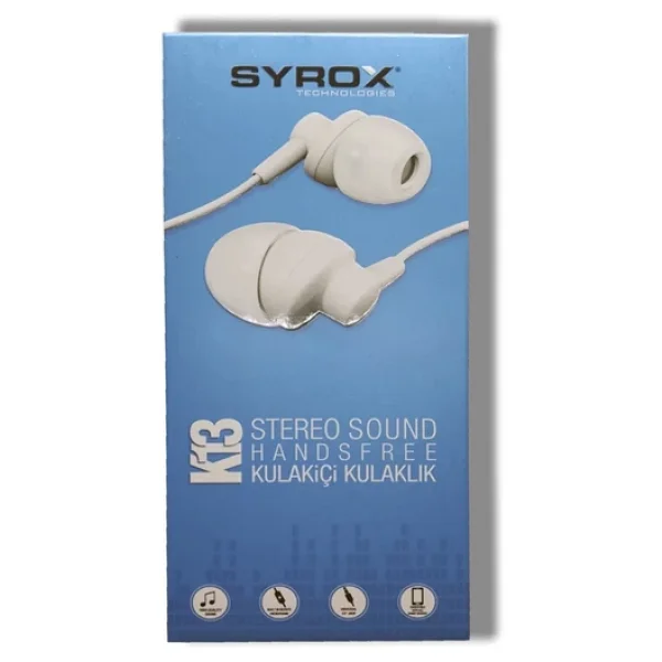 Syrox K13 Mikrofonlu Kulak İçi Kulaklık - Görsel 6