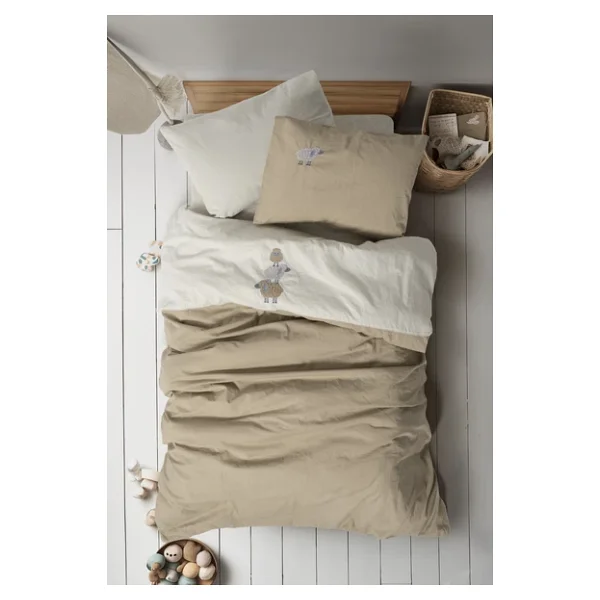 Cotton Box Cuddly Nakışlı Bebek Nevresim Takımı - Görsel 5