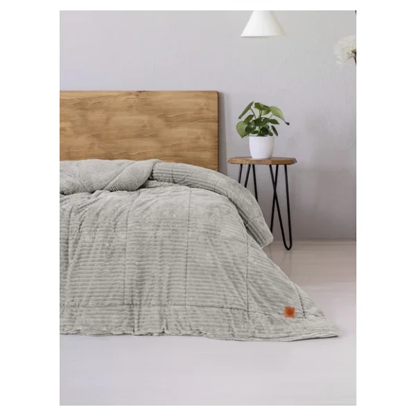 Cotton Box Wave Gri 195x215 Cm Çift Kişilik Yorgan - Görsel 3