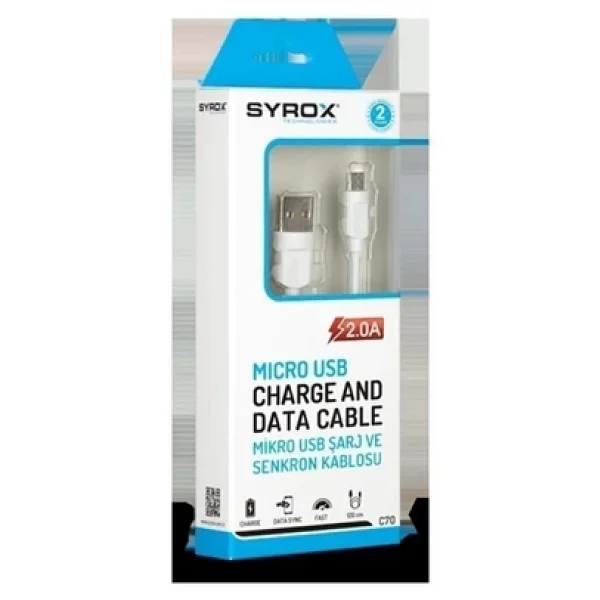 Syrox SYX-C70 1 m Micro USB Şarj Kablosu - Görsel 7
