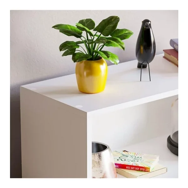 Aeka Ae-8001 Vito 3 Raflı Küçük Kitaplık, Beyaz Suntalam, Ofis Mobilyaları, Oturma Odası, Yatak Odası - Görsel 5