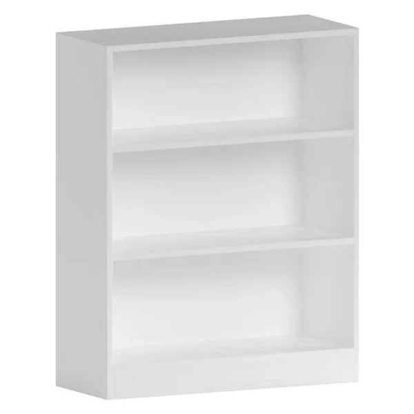 Aeka Ae-8001 Vito 3 Raflı Küçük Kitaplık, Beyaz Suntalam, Ofis Mobilyaları, Oturma Odası, Yatak Odası - Görsel 4