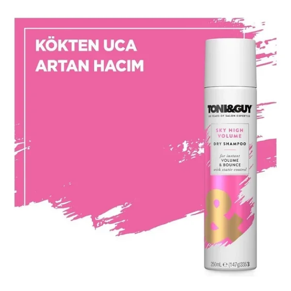 Toni&Guy Sky High Volume 250 Ml Kuru Şampuan - Görsel 5
