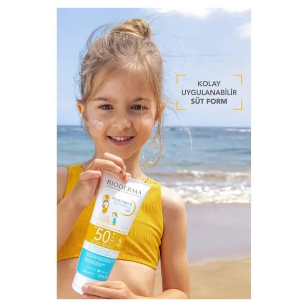 Bioderma Photoderm Pediatrics Lait 100 Ml 50 Faktör Bebek Ve Çocuk Güneş Kremi - Görsel 9