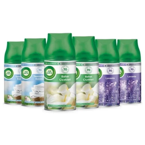 Air Wick Oda Kokusu Freshmatik Makine Yedek Spreyi 6 X 250 Ml - Görsel 2
