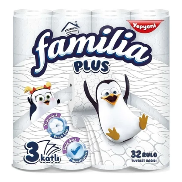 Familia Plus Tuvalet Kağıdı 3 Katlı 32 Rulo X 4 Adet - Görsel 2