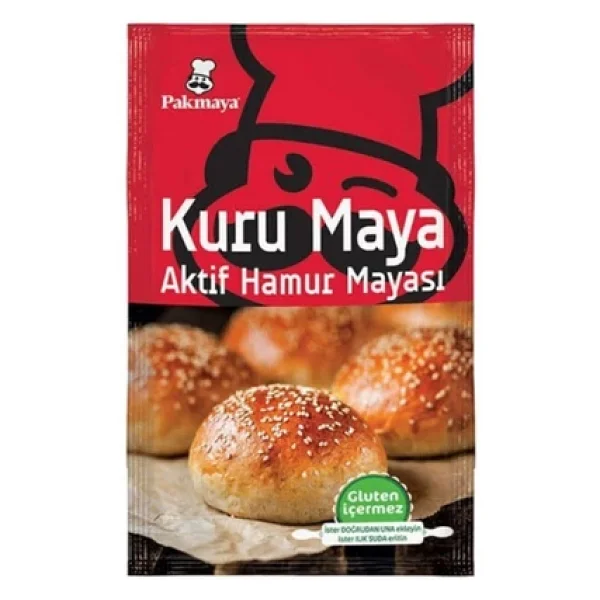 Pakmaya 100 Gr 10'lu Paket Kuru Aktif Hamur Mayası - Görsel 3