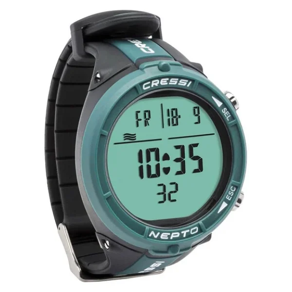 Cressi Nepto Dalış Bilgisayarı Green - Yeşil - Görsel 2