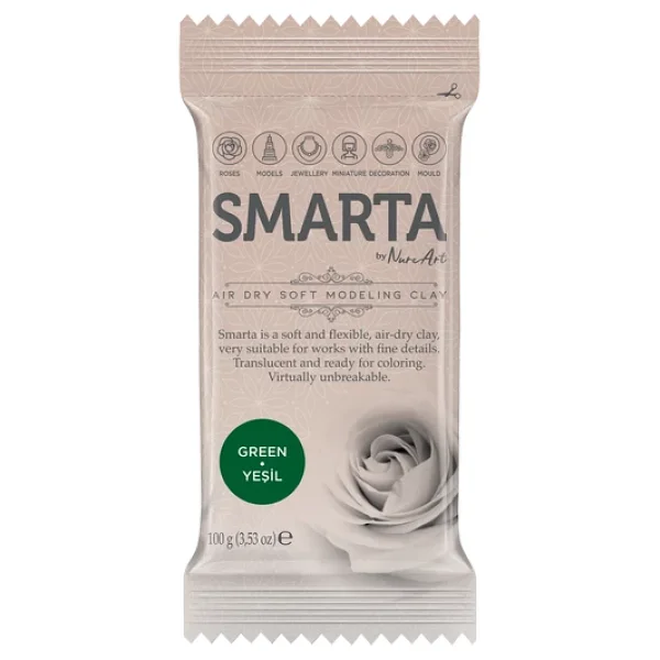 Smarta 100 Gr Yeşil Modelleme Hamuru - Görsel 2