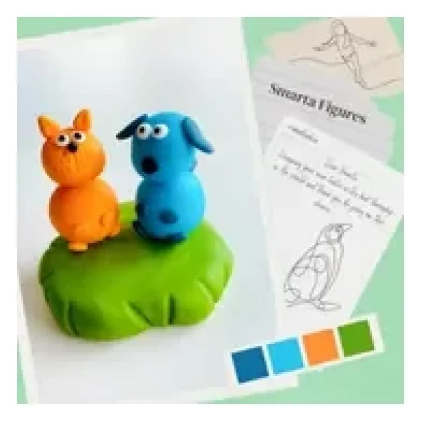 Smarta Kids 70 Gr Neon Turuncu Modelleme Hamuru - Görsel 5
