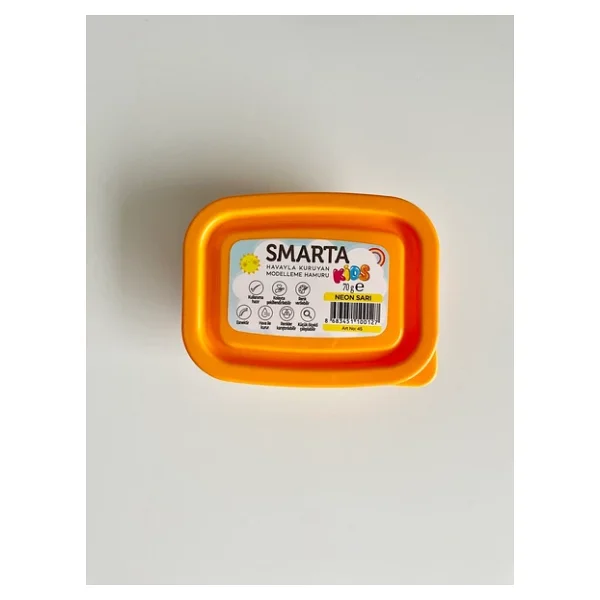 Smarta Kids 70 Gr Neon Sarı Modelleme Hamuru - Görsel 4