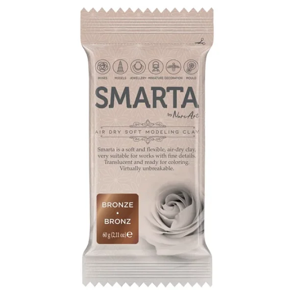 Smarta 60 Gr Metalik Bronz Modelleme Hamuru - Görsel 5