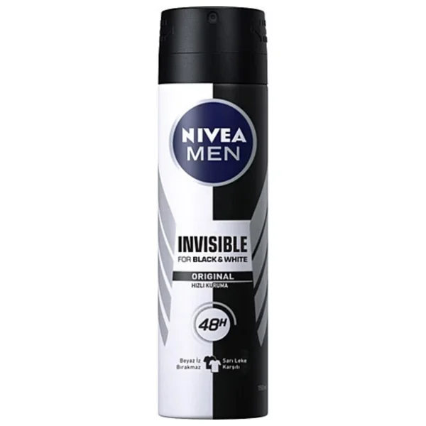 Nivea Men Invisible Black & White 150 Ml Erkek Deodorant - Görsel 5