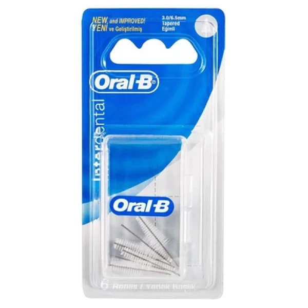 Oral-B Interdental 3.0 - 6.5 Mm 6'lı Arayüz Fırçası Yedeği - Görsel 5