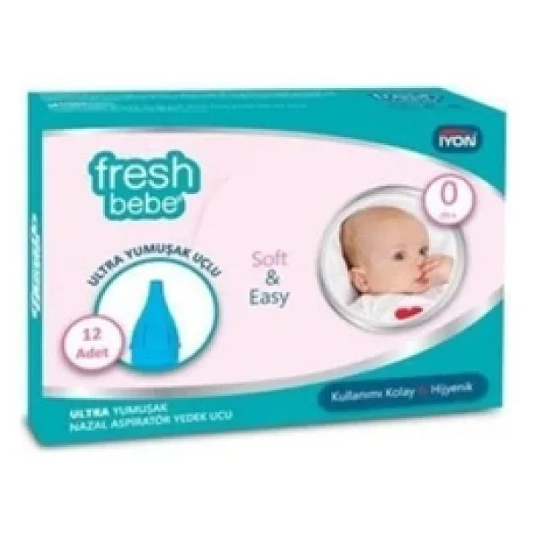 Fresh Bebe Nazal Burun Aspiratörü 12'li Yedek Uç - Görsel 4