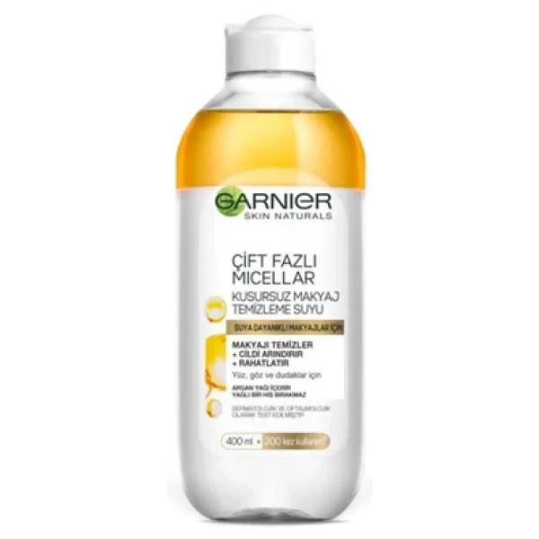 Garnier Çift Fazlı Micellar Kusursuz 400 Ml Makyaj Temizleme Suyu - Görsel 3