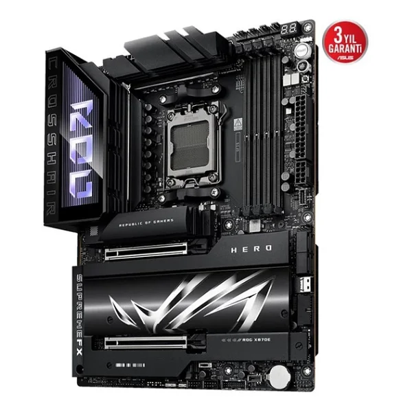 Asus Rog Crosshair X870e Hero AMD Am5 DDR5 Atx Anakart - Görsel 7