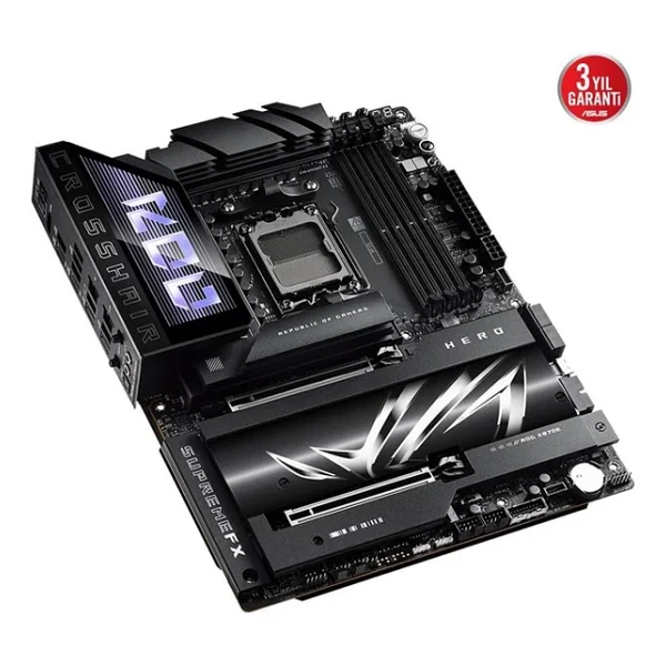 Asus Rog Crosshair X870e Hero AMD Am5 DDR5 Atx Anakart - Görsel 8