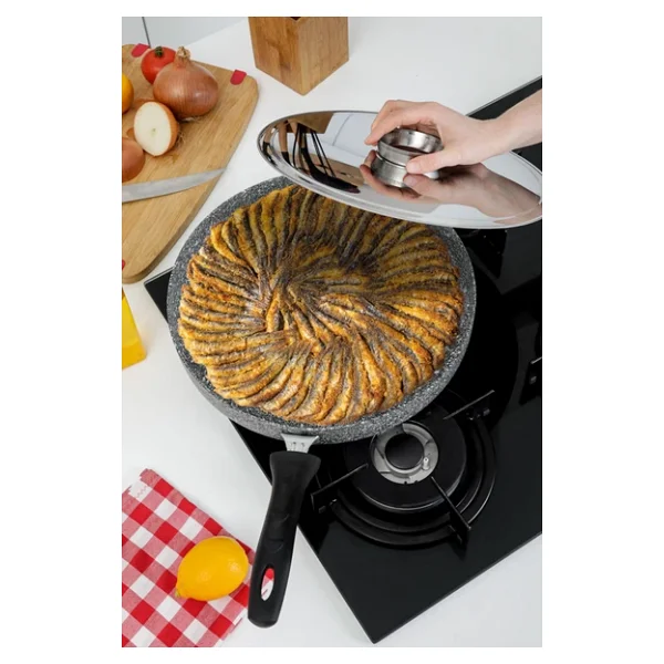 Taç Ultra 32 Cm Granit Balık Tavası - Görsel 5
