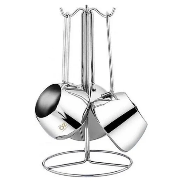 Özlife Ct-713 4 Parça Cezve Takımı Hüma Sade - Görsel 3