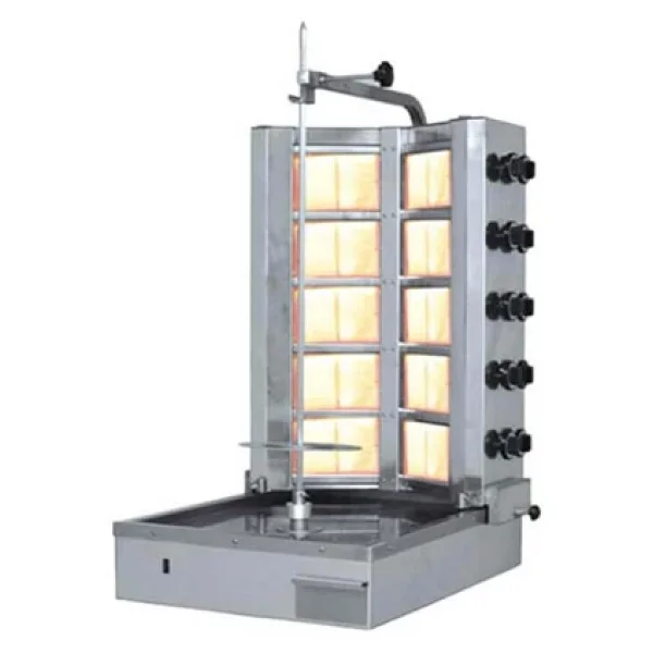 Atalay Adg-10a-V 10 Radyanlı Altan Motorlu Gazlı Döner Ocağı - Görsel 3