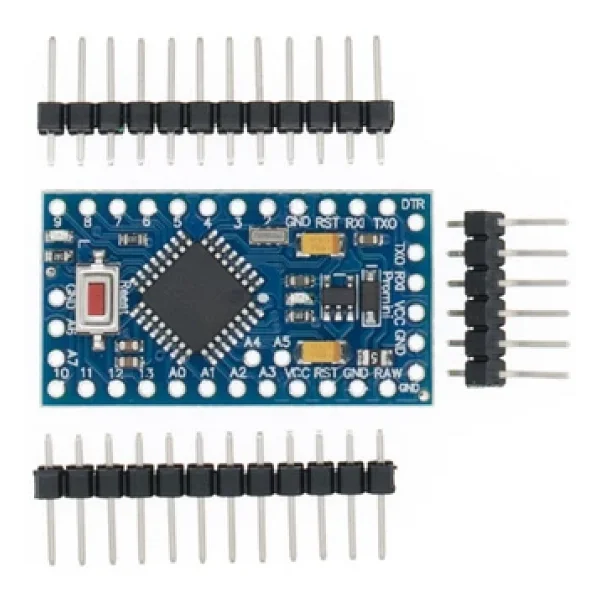 Arduino Pro Mini Atmega328a 5v 16mhz Açık Kaynak Kodlu Yazılım Geliştirme Kartı Microchip Eğitim - Görsel 5