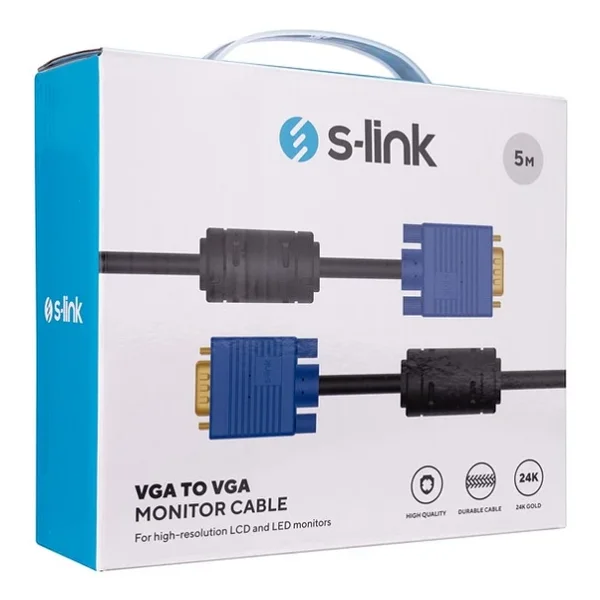 S-Link Slx-176 5 M Vga Kablo - Görsel 8