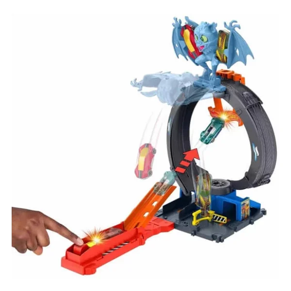 Hot Wheels Düşman Yaratıklar Oyun Seti Bat Loop Attack Htn78 - Görsel 4