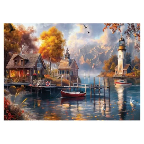 Anatolian Gölde Sonbahar 1500 Parça Puzzle 4581 - Görsel 4